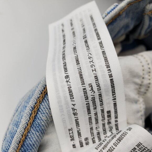 Abercrombie & Fitch The 70's Vintage Flare Ultra High Rise Light Wash Jeans 25 / - Picture 9 of 12